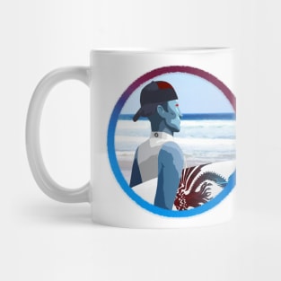 Surfer!Thrawn Circle V1 Mug